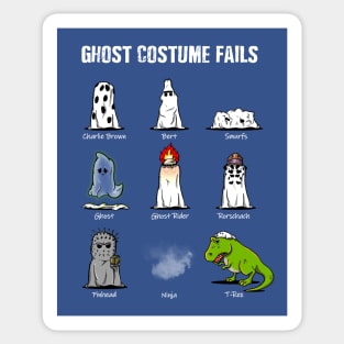 Ghost Costume Fails Sticker